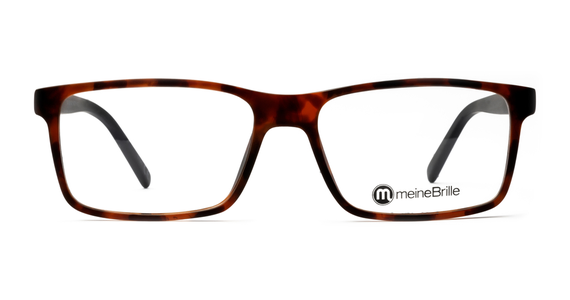 meineBrille 04-06010-01, dunkel Havanna Front - Ansicht 3