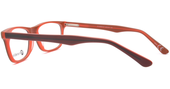 meineBrille 04-69000-01, Braun/Rot Matt seite - Mening 4