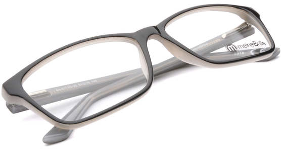 meineBrille 04-69190-02, Schwarz/Milky liegend - Ansicht 7