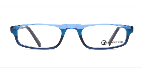 meineBrille 04-79040-02, Hellblau/Dunkel Blau front - Mening 3