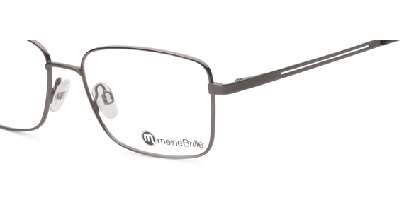 meineBrille 04-96080-01, Dunkel Gun Matt nah - Mening 4