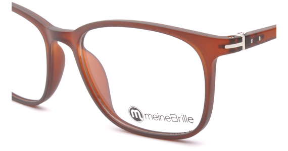 meineBrille 04-69120-02, Dunkel Braun Matt nah - Mening 4
