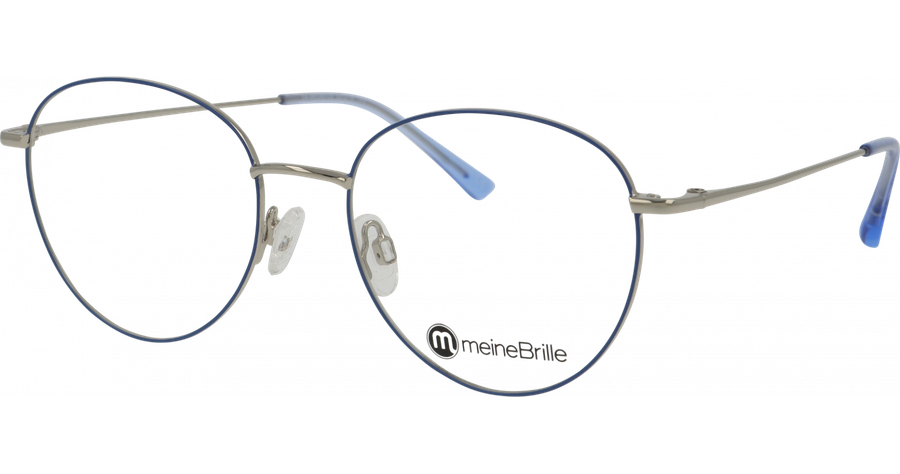 meineBrille Brille Damen meineBrille 04-96090-05, Blau/Silber glänzend Mening 1