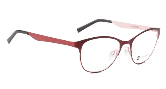 meineBrille 04-87010-02, Rot/Rosa Matt rechts - Ansicht 4
