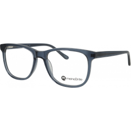 meineBrille Brille Unisex meineBrille 04-40170-03, Blau-Grau Transparent glänzend