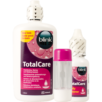 Blink Total Care Twin Pack Flaschen und Kontaktlinsenbehälter - Ansicht 2