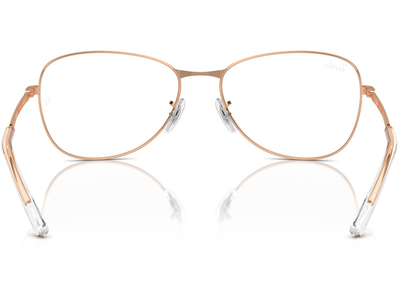 Ray-Ban Brille Unisex Ray-Ban RX3733V 3094, Glänzendes Rotgold, LARGE Ansicht 5