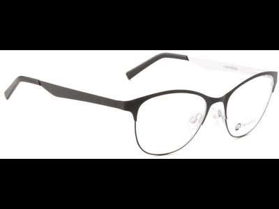 meineBrille 04-87010-01, Schwarz/Weiß Matt rechts