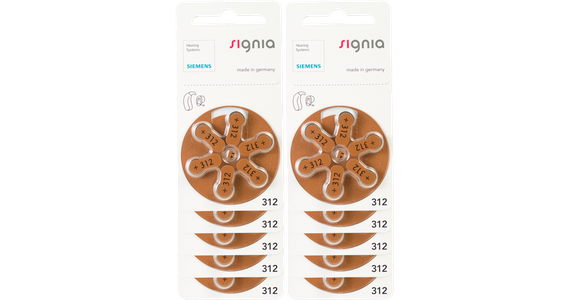  60 x Signia 312 Ansicht 1