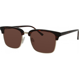 meineBrille Sonnenbrille Unisex meineBrille 14-46130-01, Gold/Braun