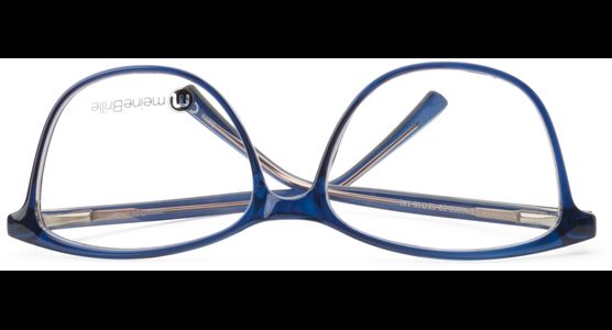 meineBrille 04-96050-02, Dunkel Blau/Blau Havanna umgedreht - Ansicht 6