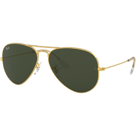 Ray-Ban Sonnenbrille Unisex Ray-Ban Aviator Classic RB3025 Glänzend Gold / Grün 001 62 - LARGE