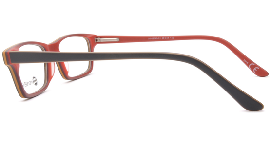 meineBrille 04-69240-01, Dunkel Blau/Orange/Rot seite - Ansicht 4