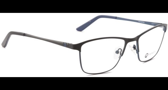 meineBrille 04-87020-01, Schwarz/Blau Matt rechts - Ansicht 4