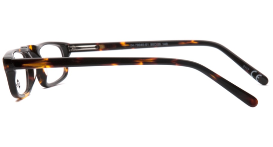 meineBrille 04-79040-01, Dunkel Havanna seite - Ansicht 5