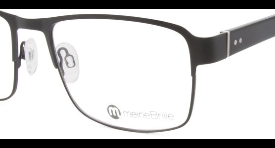 meineBrille 04-96010-01, Schwarz Matt nah - Ansicht 7