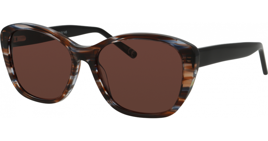 meineBrille Sonnenbrille Damen meineBrille 14-46120-01, Braun/Blau glänzend - Mehrfarbig Mening 1