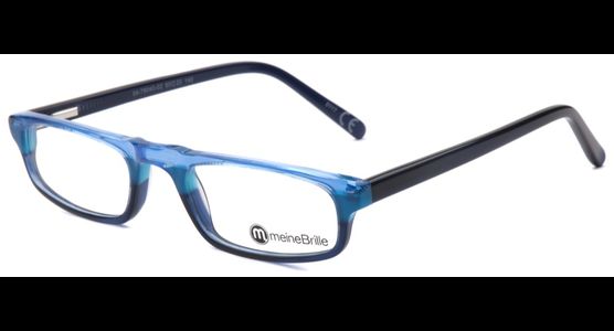 meineBrille 04-79040-02, Hellblau/Dunkel Blau links - Mening 2