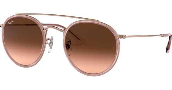 Ray-Ban Round Double Bridge RB3647N 9069A5 51 - Mening 4