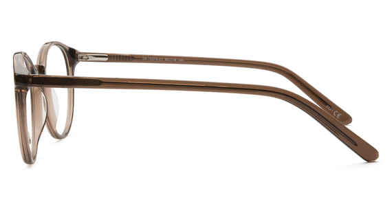 meineBrille 04-12070-01, Braun transparent glänzend Seite - Mening 4