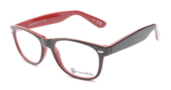 meineBrille 04-69150-02, Schwarz/Rot links - Mening 2
