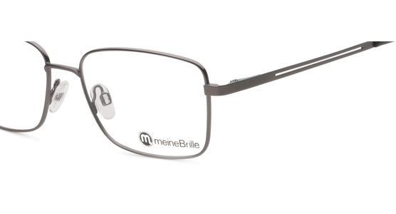 meineBrille 04-96080-01, Dunkel Gun Matt nah - Ansicht 4