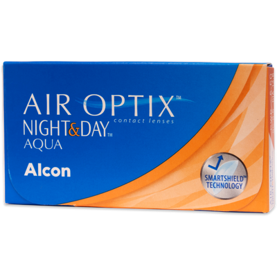 Monatslinsen Sphärisch Air Optix Night & Day Aqua 6er Ansicht 2