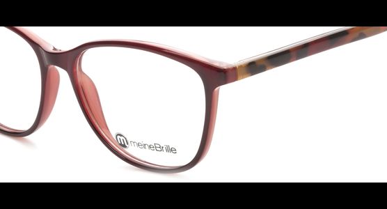 meineBrille 04-96050-01, Weinrot/Rot Havanna - Ansicht 4