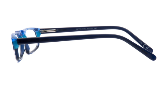 meineBrille 04-79040-02, Hellblau/Dunkel Blau seite - Mening 5