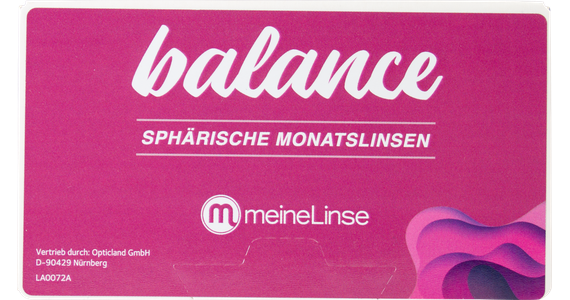  meineLinse balance sphärische Monatslinsen 6er Mening 1