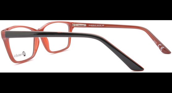 meineBrille 04-69190-01, Schwarz/Rot seite - Mening 5