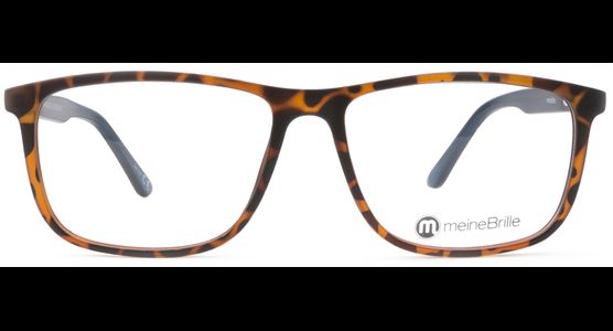 meineBrille 04-96060-02, Havanna/Petrolblau Matt front - Ansicht 3