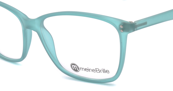 meineBrille 04-69060-02, Türkisgrün matt - Mening 4