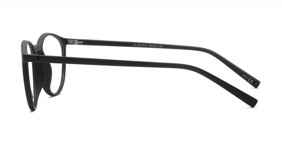 meineBrille 04-79010-01, Schwarz Matt seite - Mening 5