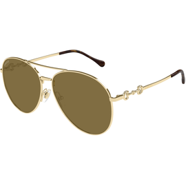 Gucci Sonnenbrille Damen Gucci GG1698S 60 Gold