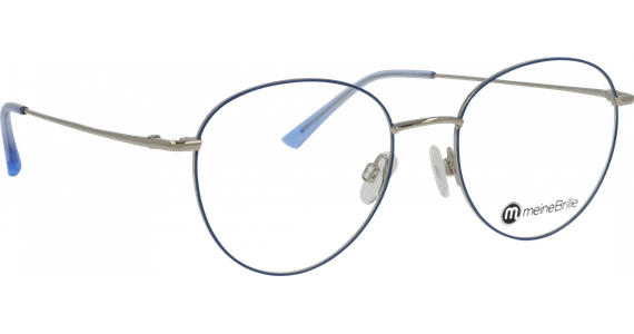 meineBrille 04-96090-05, Blau/Silber glänzend - Mening 3