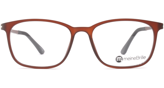 meineBrille 04-69120-02, Dunkel Braun Matt front - Ansicht 3