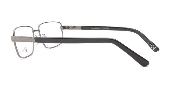 meineBrille 04-69070-02, Dunkel Gun/Schwarz seite - Mening 5