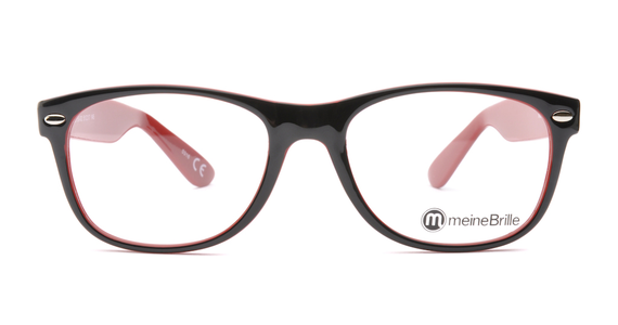 meineBrille 04-69150-02, Schwarz/Rot front - Mening 3