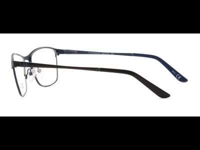 meineBrille 04-87020-01, Schwarz/Blau Matt seite