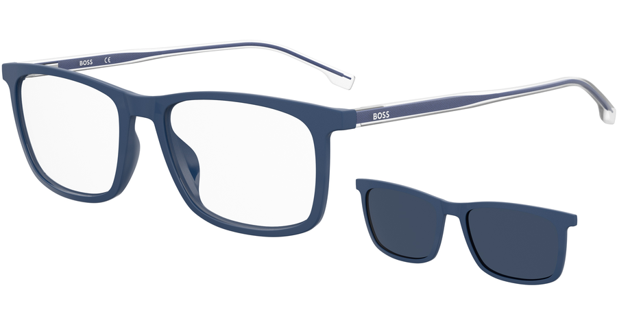Hugo Boss Brille Herren HUGO 1150/CS  FLL MATTE Blau  Ansicht 1
