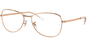 Ray-Ban RX3733V 3094, Glänzendes Rotgold, LARGE