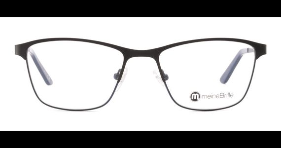 meineBrille 04-87020-01, Schwarz/Blau Matt front - Mening 3