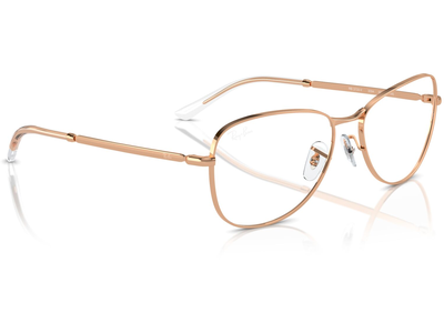 Ray-Ban Brille Unisex Ray-Ban RX3733V 3094, Glänzendes Rotgold, LARGE Ansicht 4