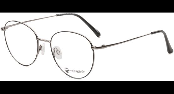 meineBrille 04-96090-01, Schwarz/Gun Glänzend links - Mening 2