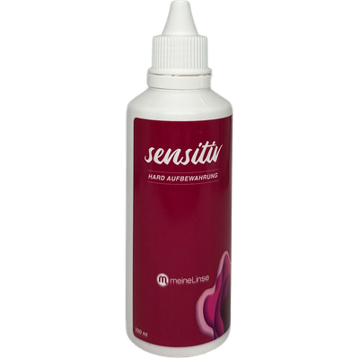  meineLinse sensitiv hard Aufbewahrung Einzelflasche Ansicht 2