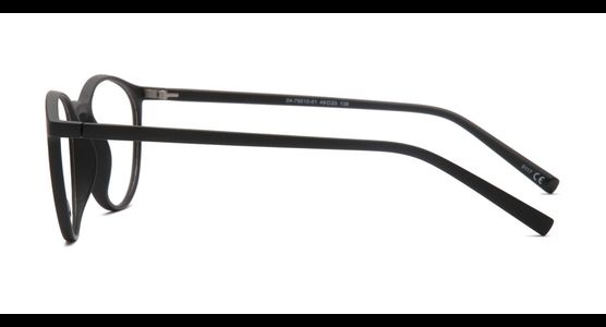 meineBrille 04-79010-01, Schwarz Matt seite - Ansicht 5