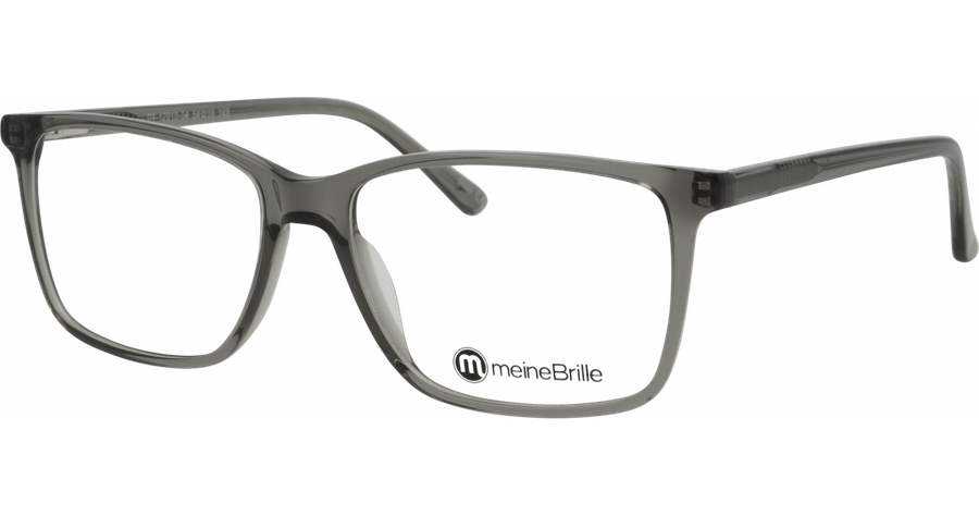 meineBrille Brille Herren meineBrille 04-12010-04, Grau transparent glänzend Mening 1