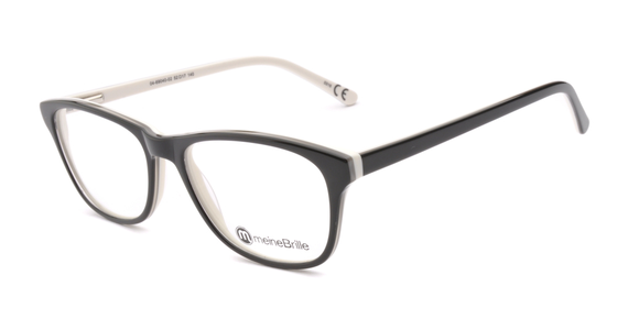 meineBrille 04-69040-02, Schwarz/Creme links - Mening 2
