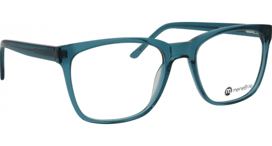 meineBrille 04-40180-02, Blau Transparent glänzend - Ansicht 3
